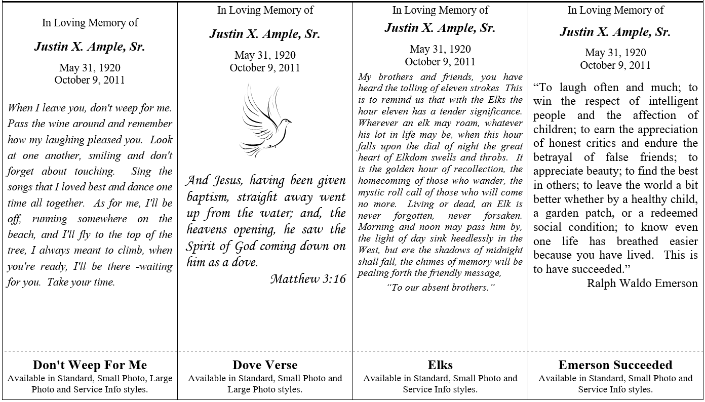 Prayer Cards