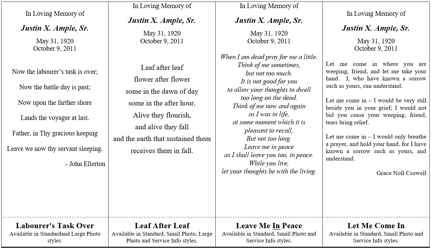 Prayer Cards