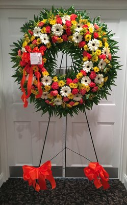 Gerbera Rose Wreath