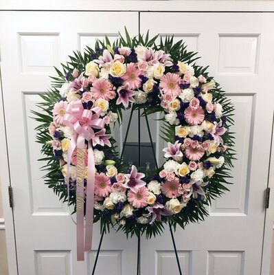 Pastel Mixed Wreath